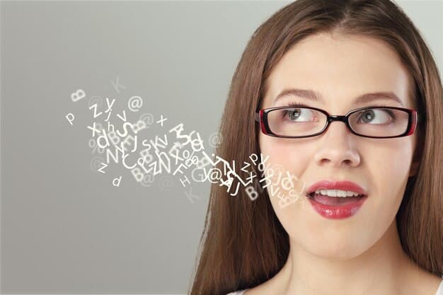 Young person learning languages